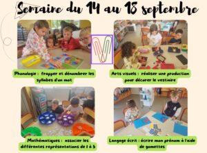 GS : semaine du 14 au 18 septembre