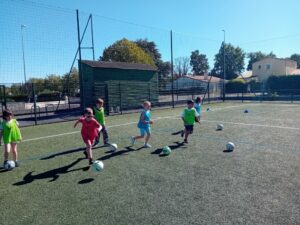 CE1-CE2 :  séances de football